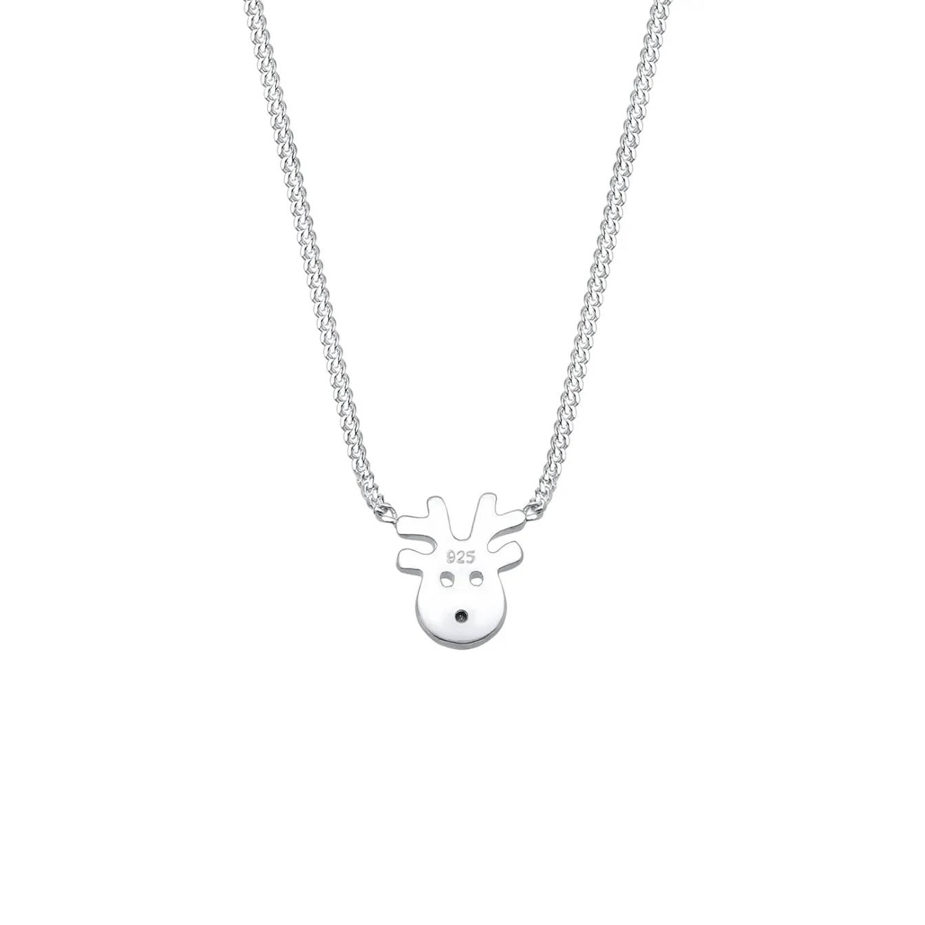 Elli "Halskette Hirsch | Kristall (Rot)<Kinder Kinderschmuck