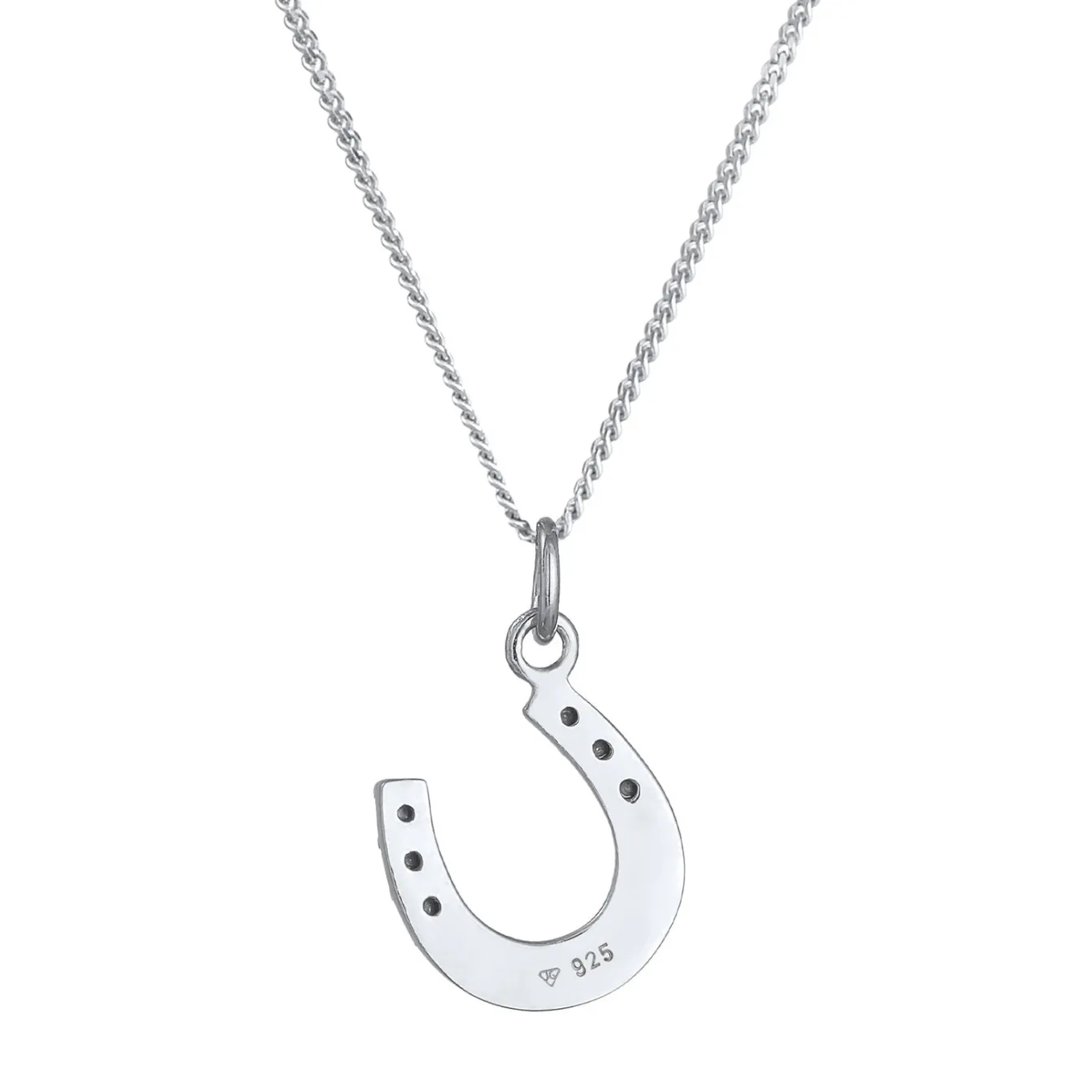 Elli "Halskette Hufeisen | Kristall (Weiß)< Symbol-schmuck|Halsketten