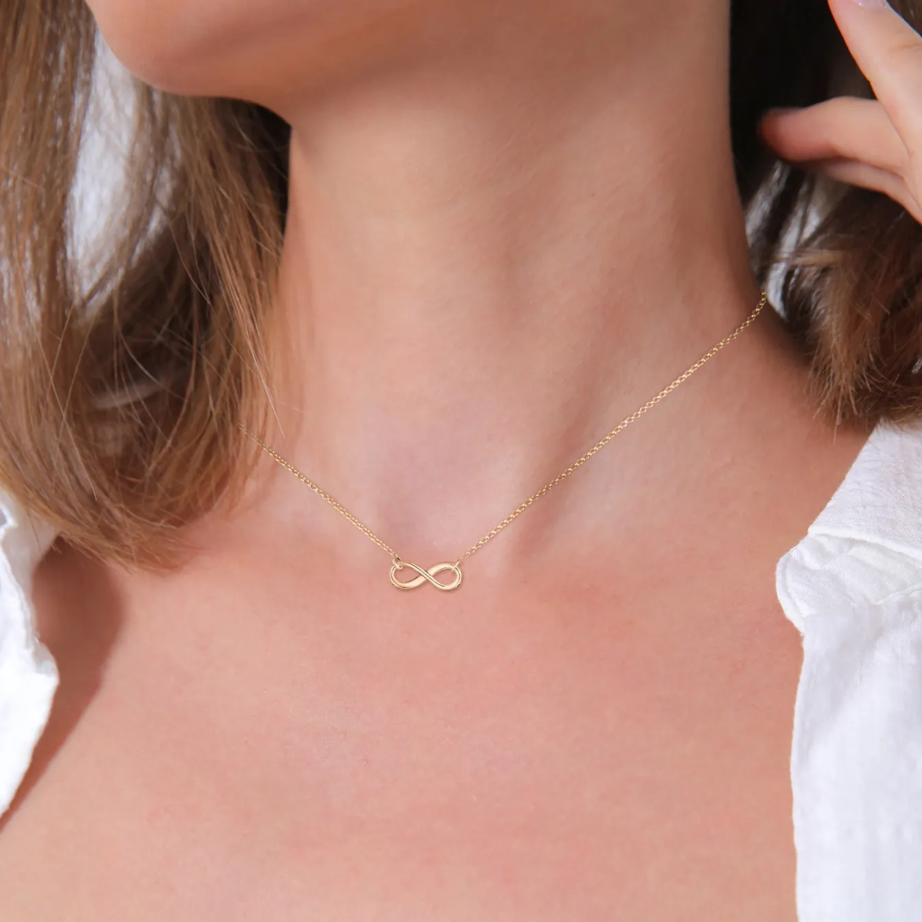 Elli "Halskette Infinity< Symbol-schmuck|Herz-schmuck