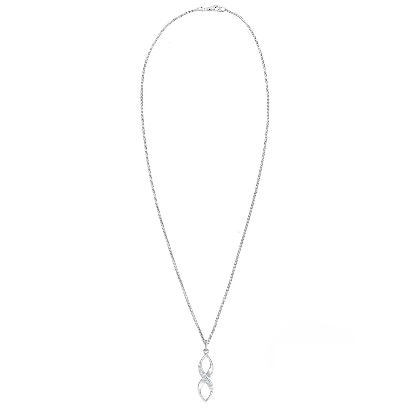 Elli "Halskette Infinity | Kristall (Weiß)< Symbol-schmuck|Herz-schmuck