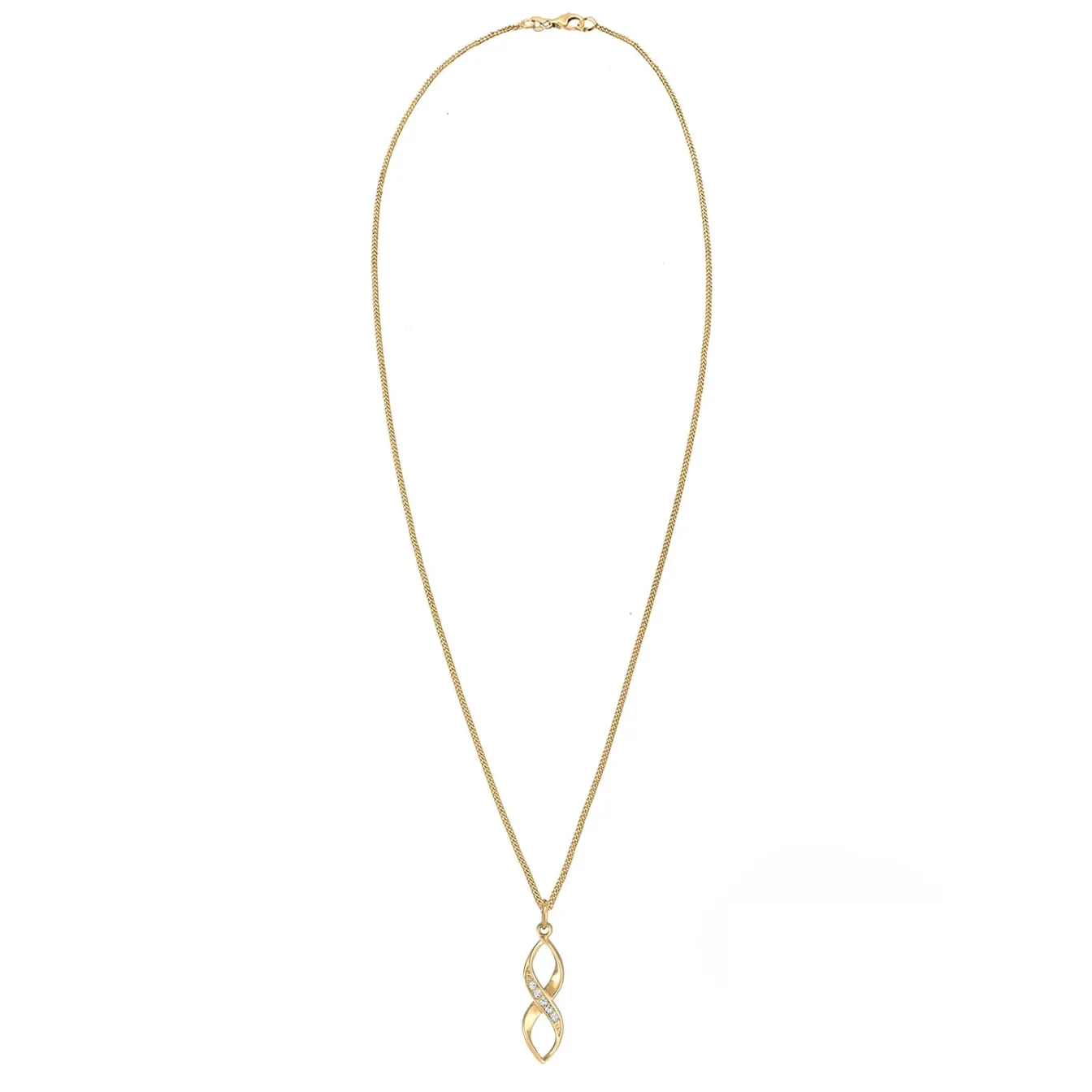 Elli "Halskette Infinity | Kristall (Weiß)< Symbol-schmuck|Herz-schmuck