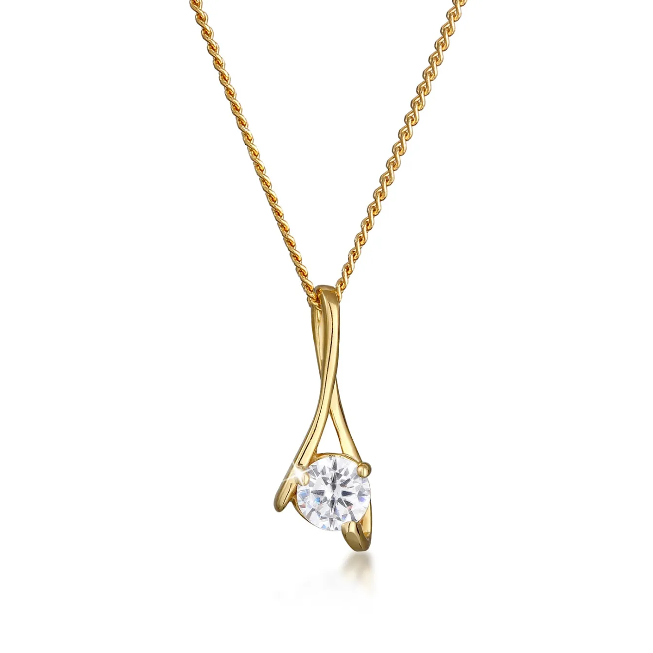 Elli "Halskette Infinity | Zirkonia (Weiß)< Symbol-schmuck|Herz-schmuck