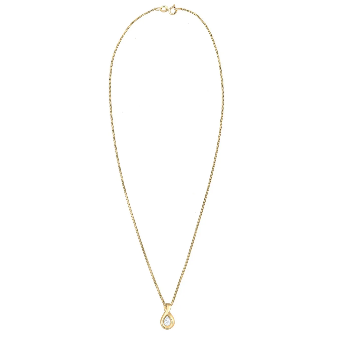 Elli "Halskette Infinity Anhänger | Zirkonia (Weiß)< Herz-schmuck|Symbol-schmuck