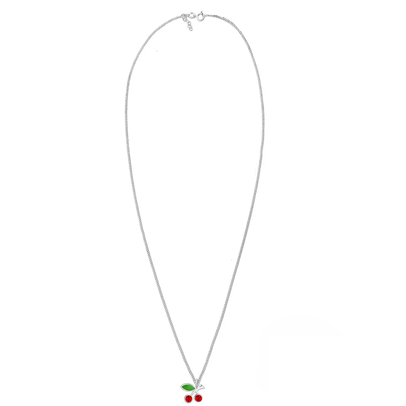Elli "Halskette Kirsche | Kristall (Rot)<Kinder Kinderschmuck