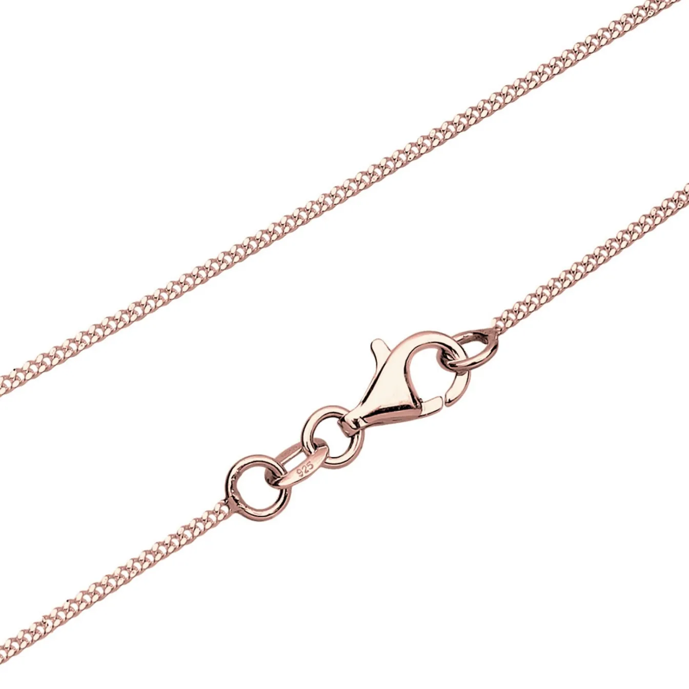 Elli "Halskette Kleeblatt | Zirkonia (Weiß)< Roségold|Symbol-schmuck