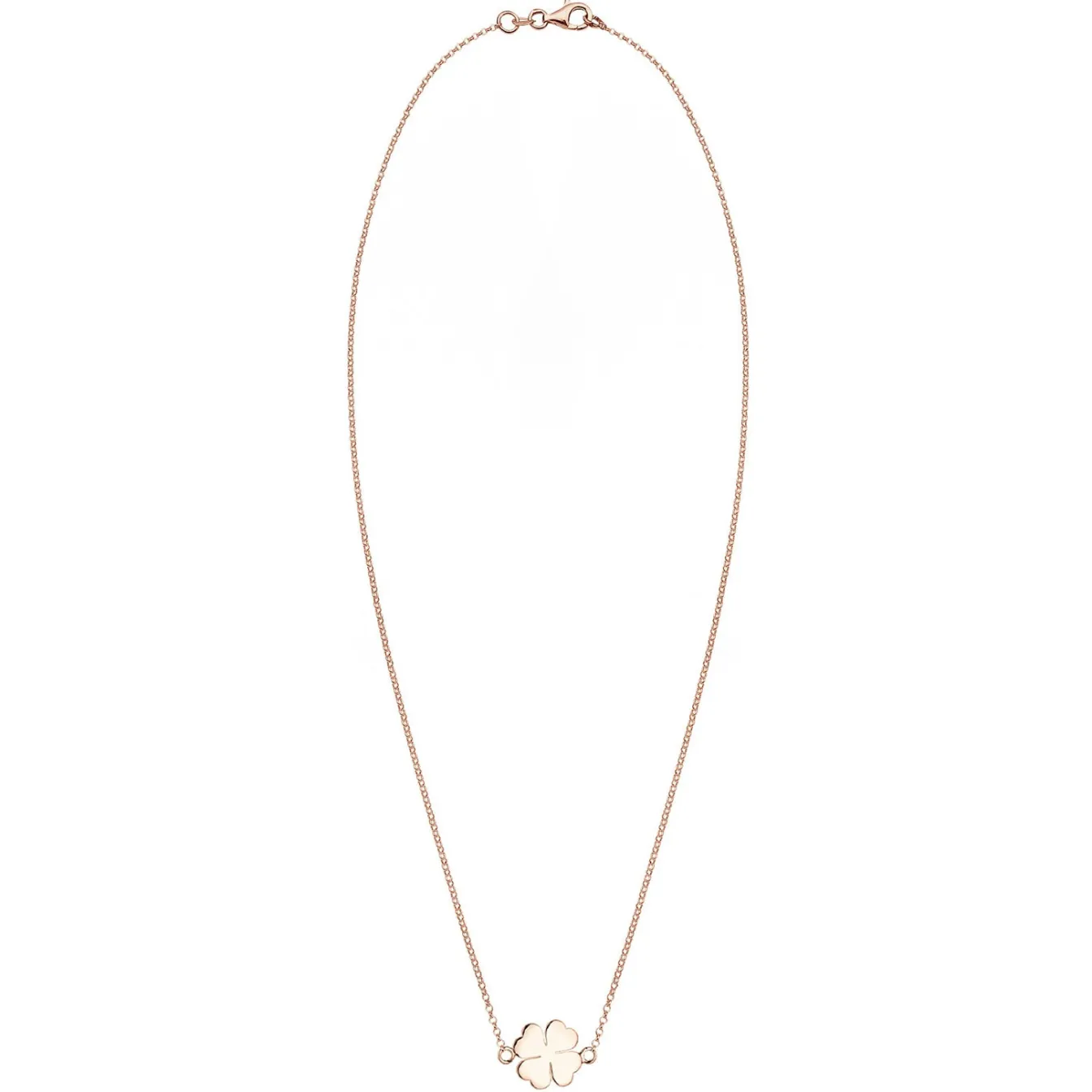Elli "Halskette Kleeblatt Anhänger< Roségold|Symbol-schmuck