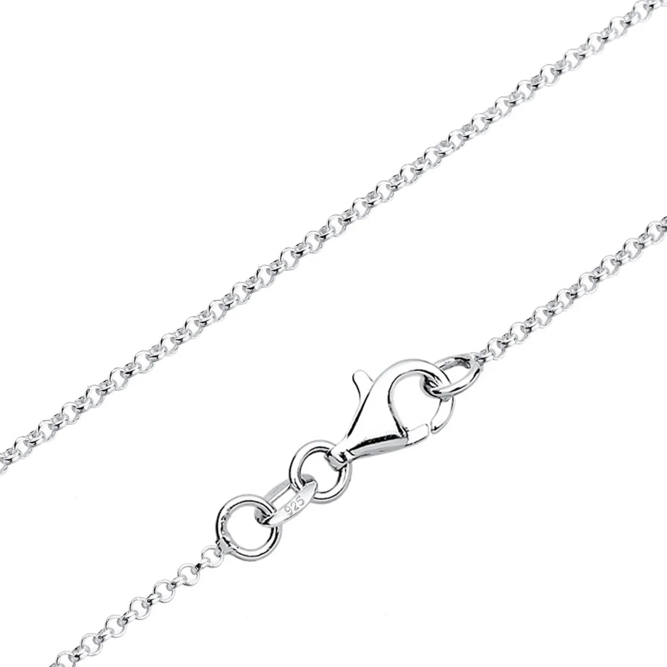 Elli "Halskette Kleeblatt Cut-Out< Roségold|Symbol-schmuck