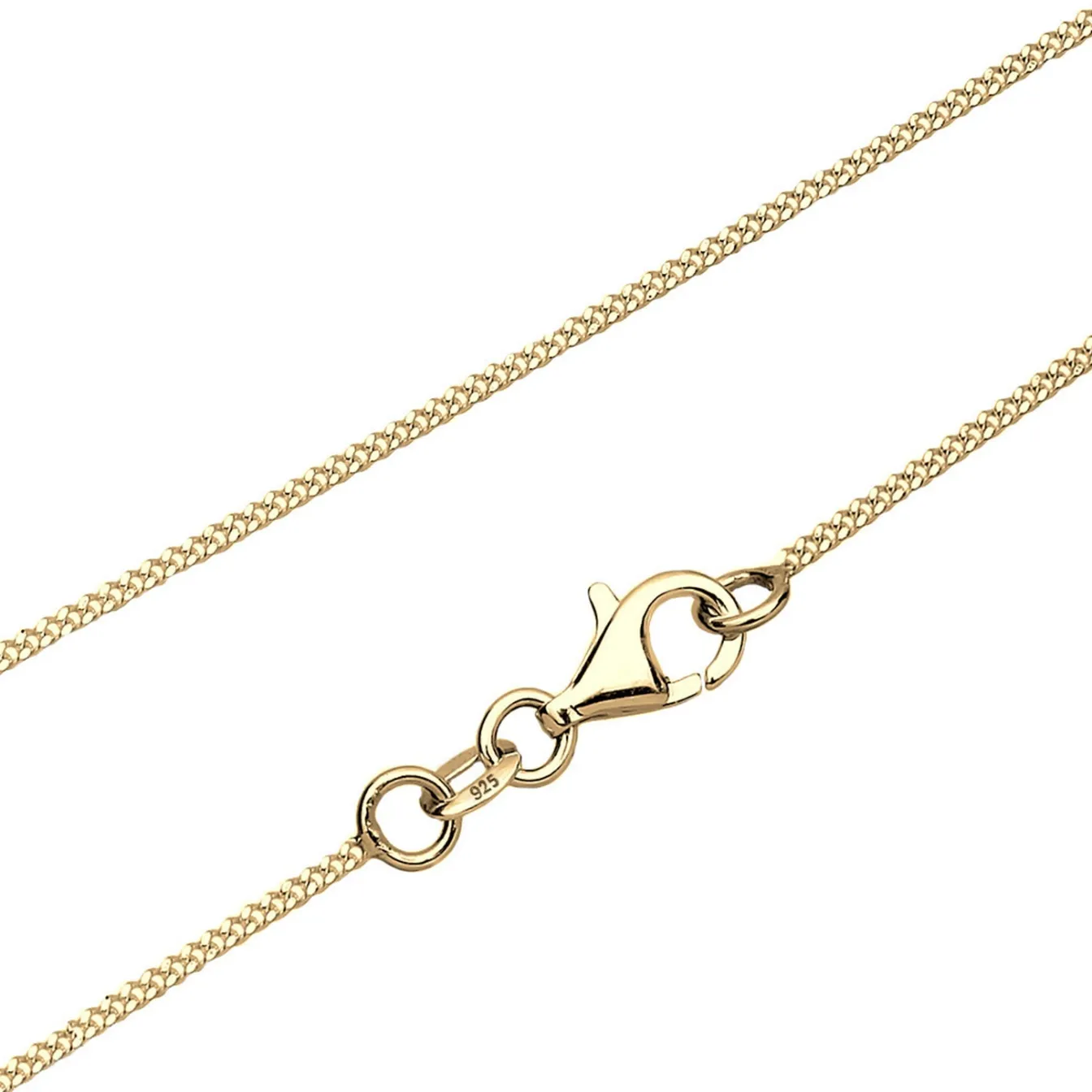 Elli "Halskette Kreis Plättchen< Roségold|Halsketten