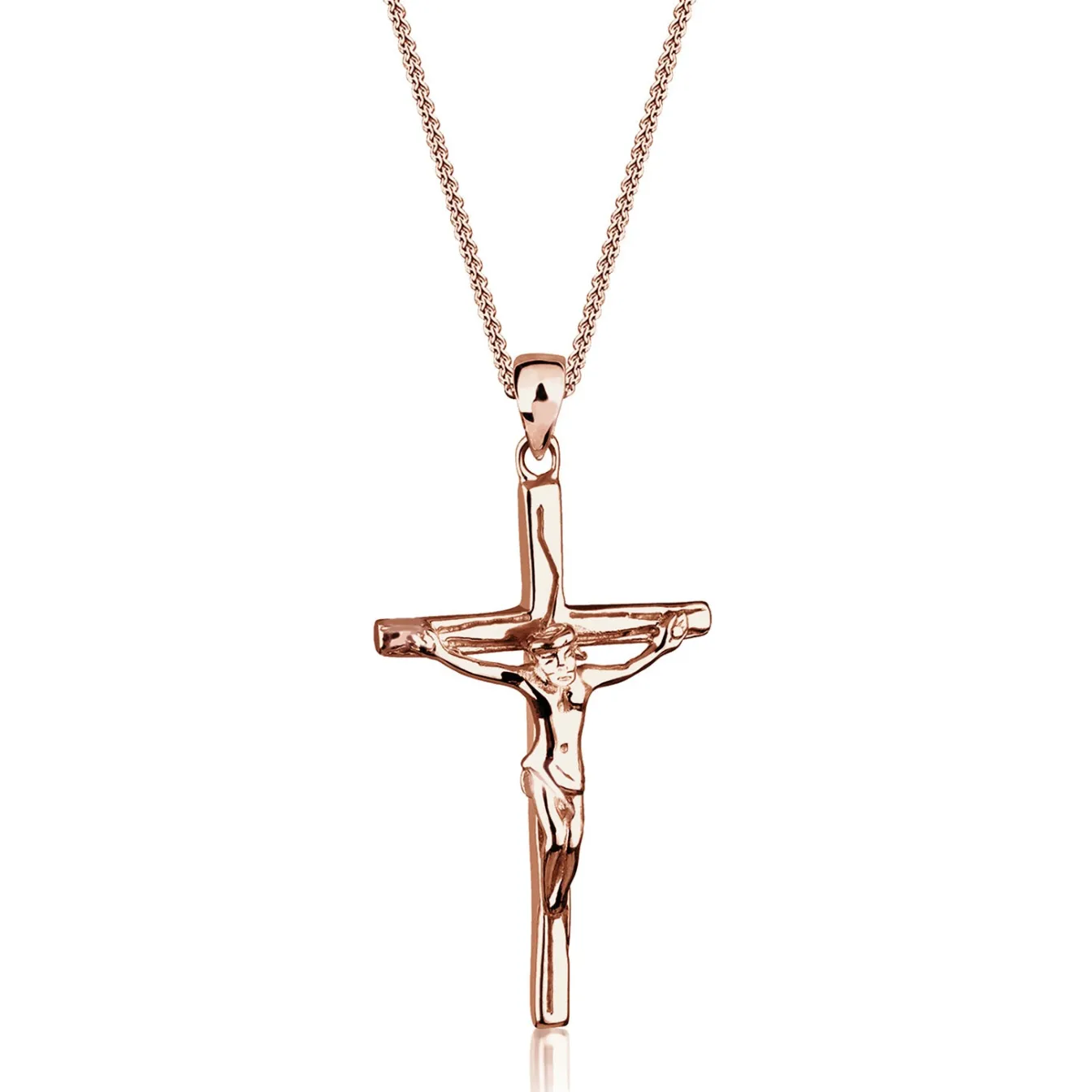 Elli "Halskette Kreuz< Roségold|Symbol-schmuck