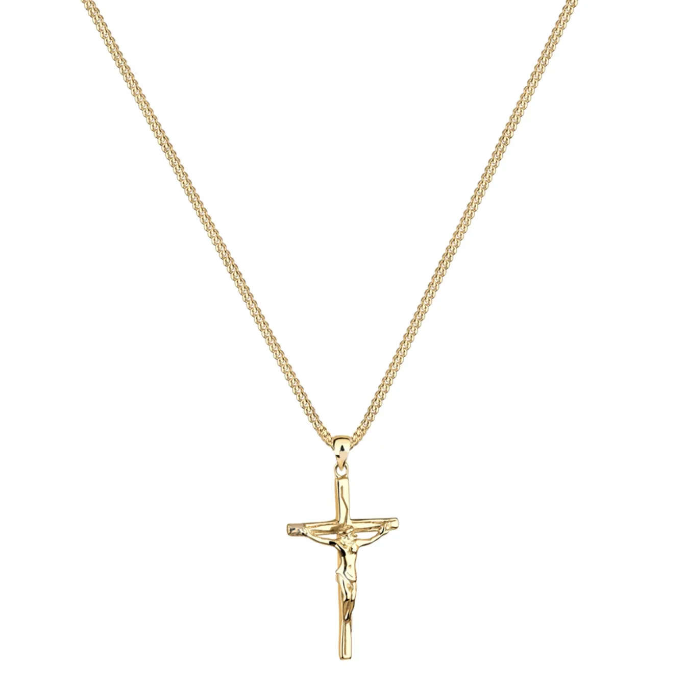 Elli "Halskette Kreuz< Roségold|Symbol-schmuck