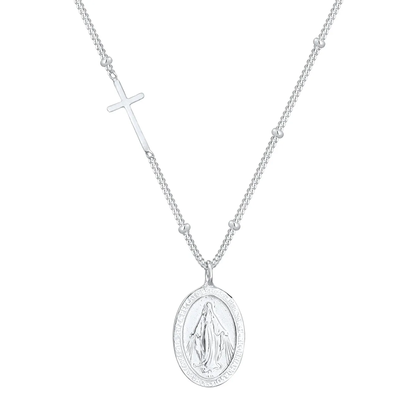 Elli "Halskette Kreuz< Roségold|Symbol-schmuck