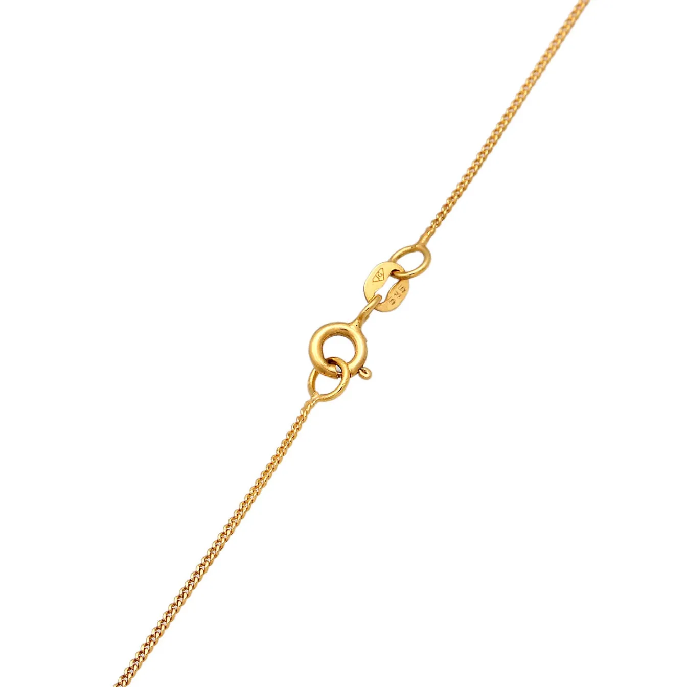 Elli "Halskette Kreuz Anhänger | Diamant (Weiß, 0.03 ct.)< Symbol-schmuck|Halsketten