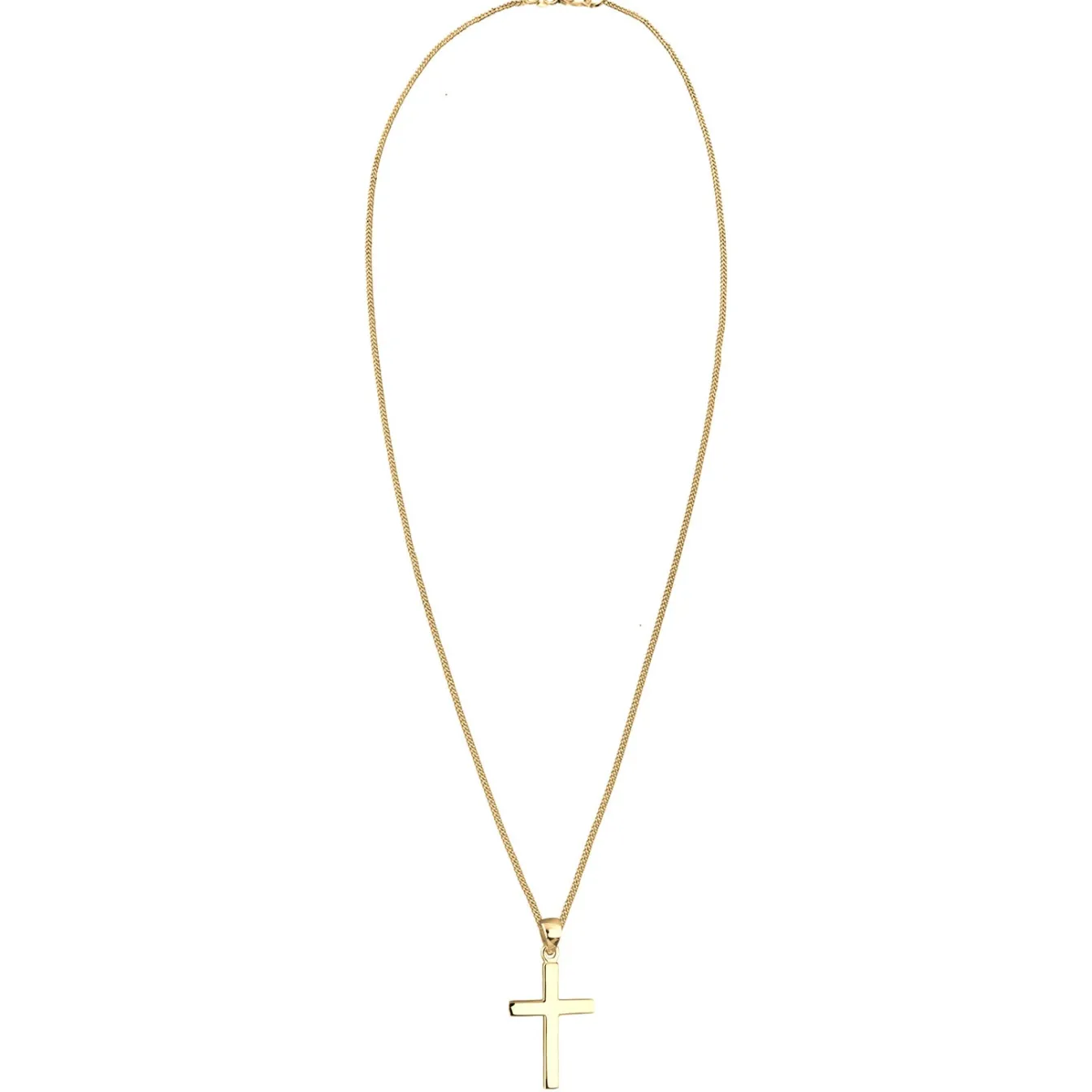 Elli "Halskette Kreuz Anhänger Basic< Silber|Roségold