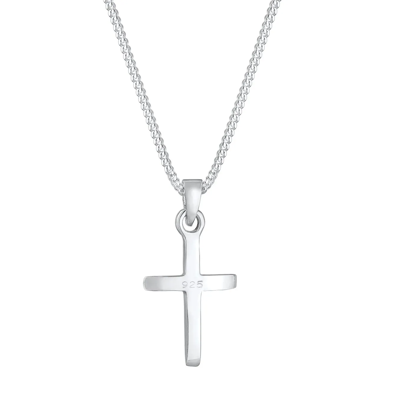 Elli "Halskette Kreuz Basic< Roségold|Symbol-schmuck