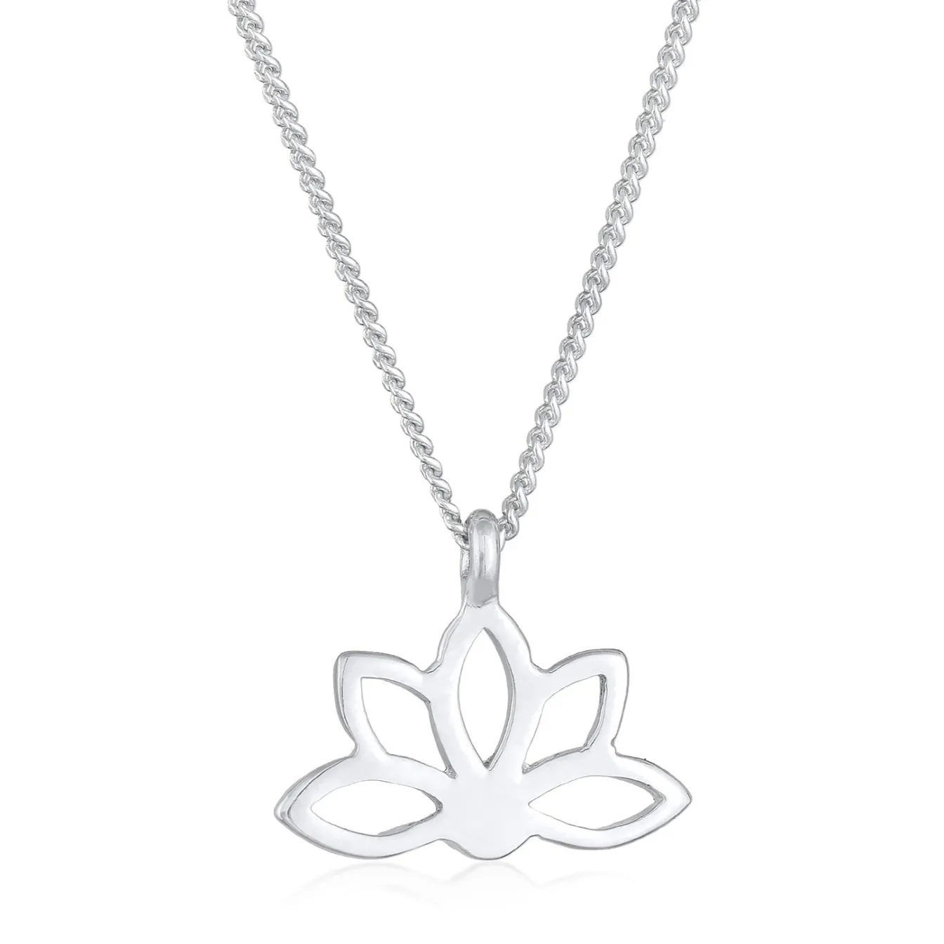 Elli "Halskette Lotusblume< Symbol-schmuck|Halsketten