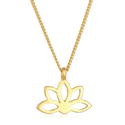 Elli "Halskette Lotusblume< Symbol-schmuck|Halsketten