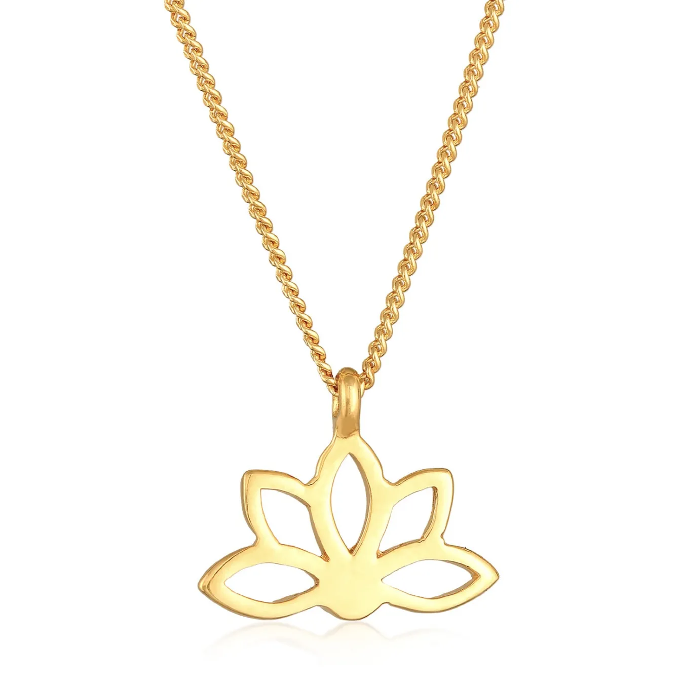 Elli "Halskette Lotusblume< Symbol-schmuck|Halsketten