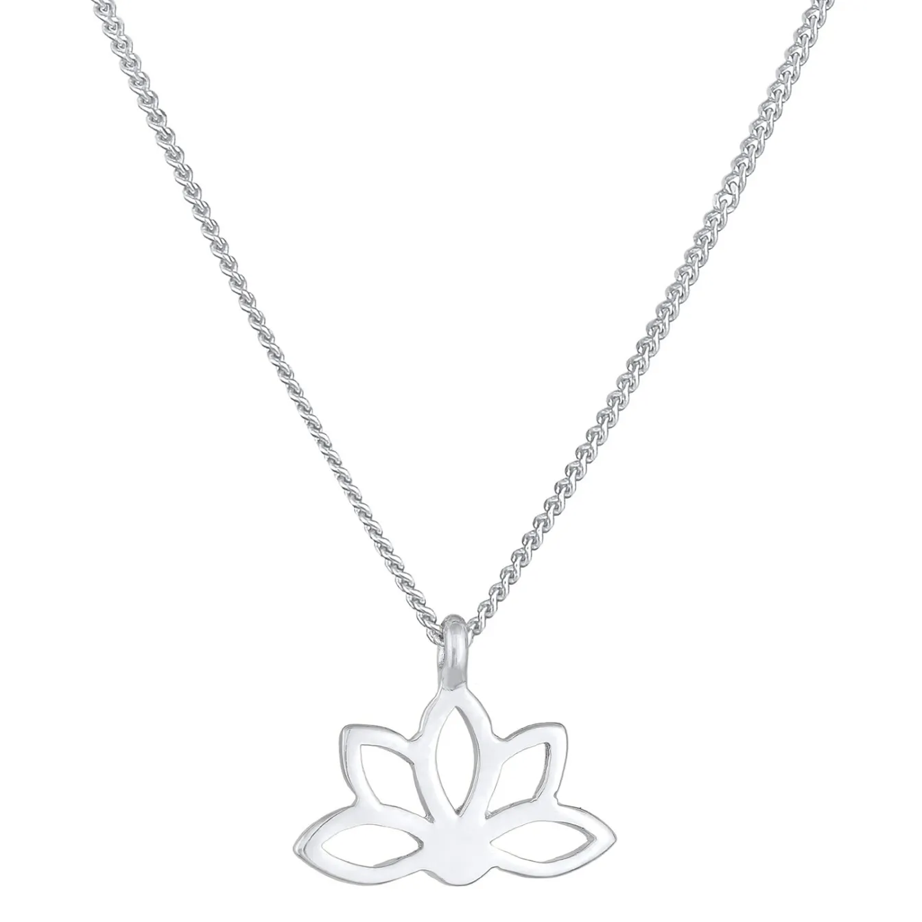 Elli "Halskette Lotusblume< Symbol-schmuck|Halsketten