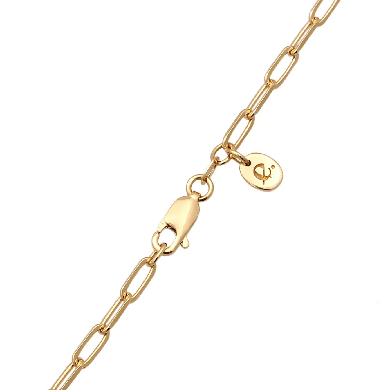 Elli "Halskette Marienbild | Quarz (Grün) Zirkonia (Weiß)< Vergoldet|Symbol-schmuck