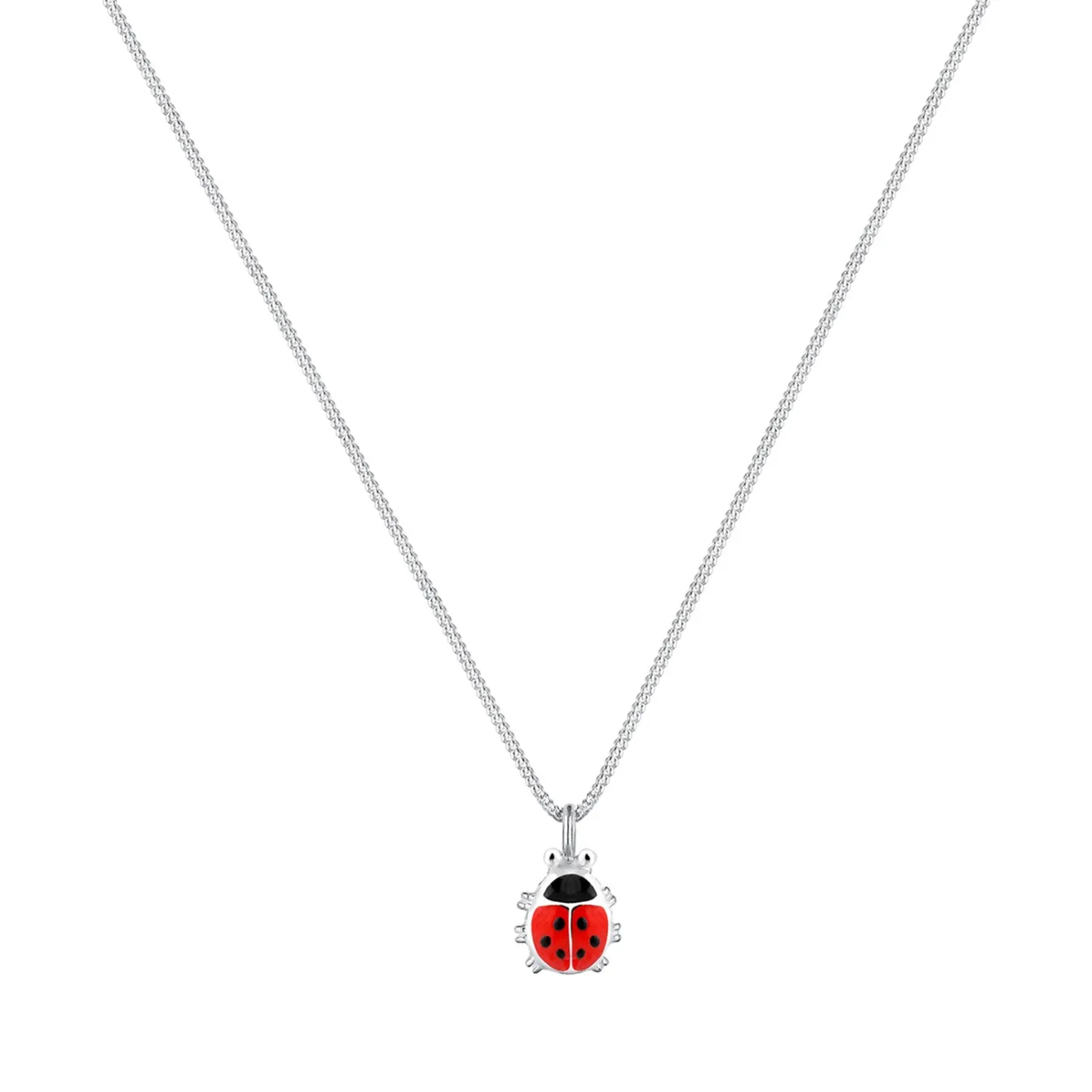 Elli "Halskette Marienkäfer | Kristall (Rot)<Kinder Kinderschmuck