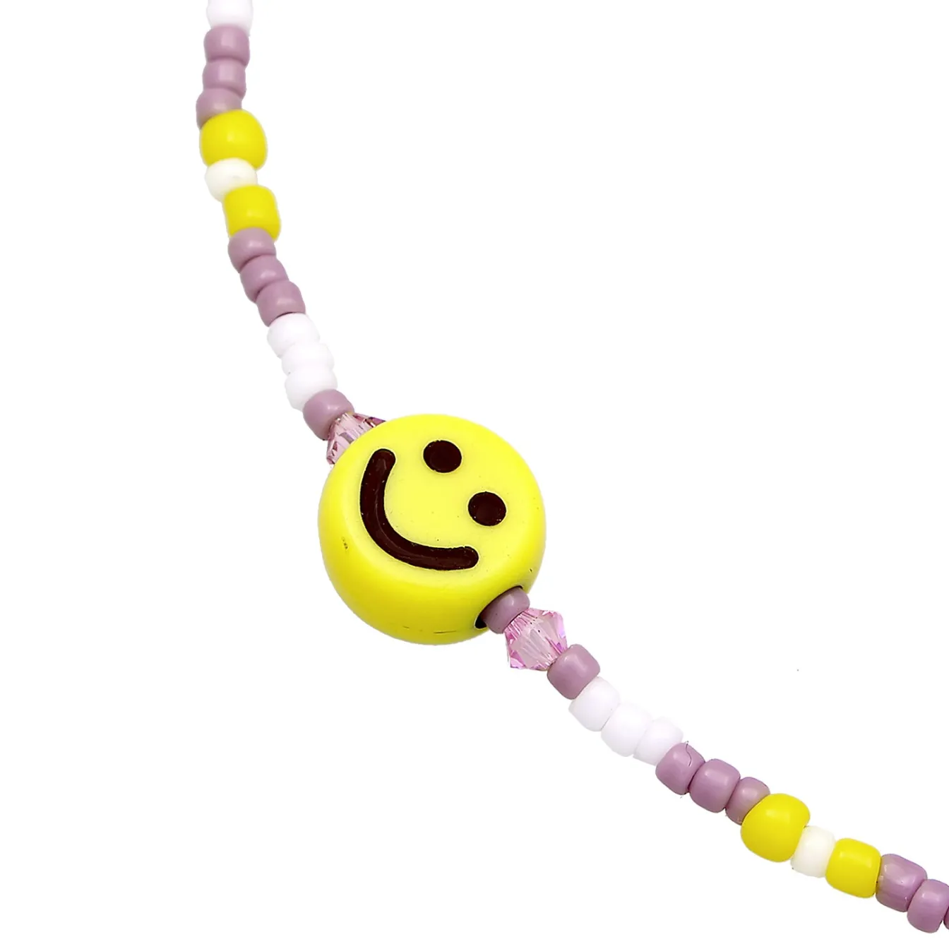 Elli "Halskette mit Smiling Face Beads<Kinder Kinderschmuck