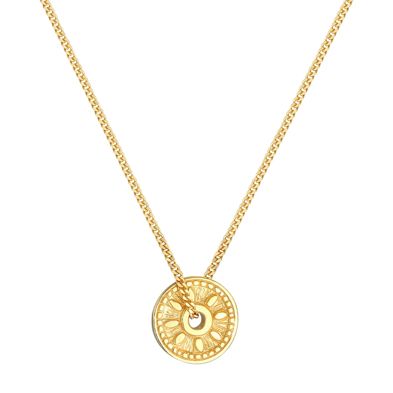 Elli "Halskette Münze< Symbol-schmuck|Halsketten