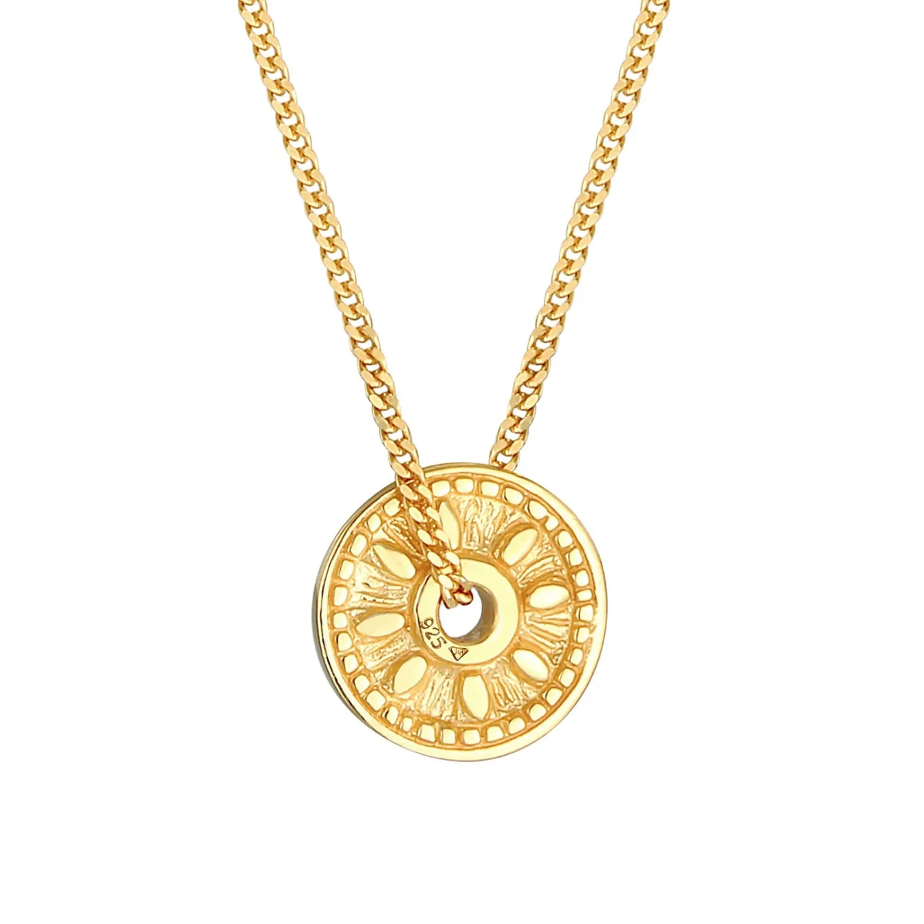 Elli "Halskette Münze< Symbol-schmuck|Halsketten