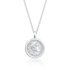 Elli "Halskette Münze< Symbol-schmuck|Halsketten