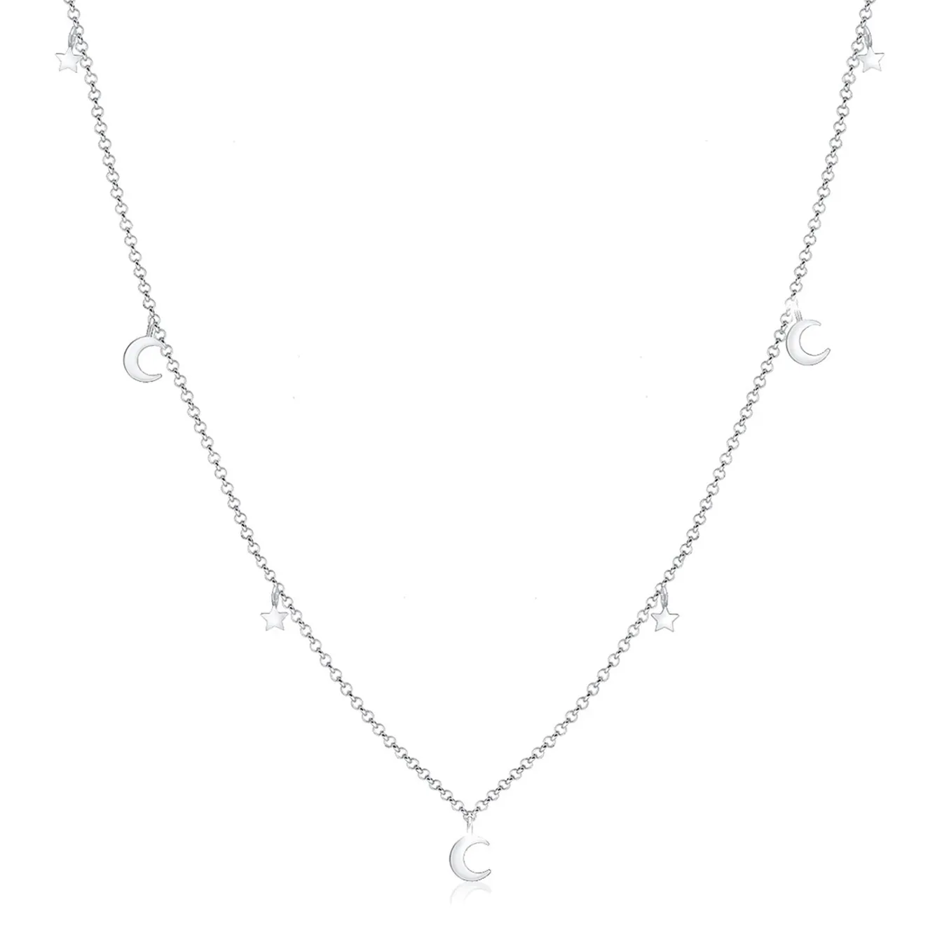 Elli "Halskette Mond Stern< Symbol-schmuck|Halsketten