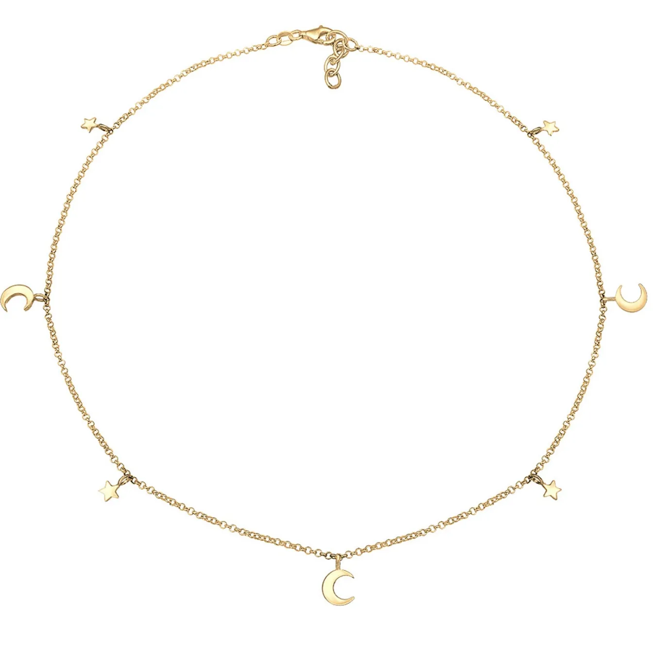 Elli "Halskette Mond Stern< Symbol-schmuck|Halsketten