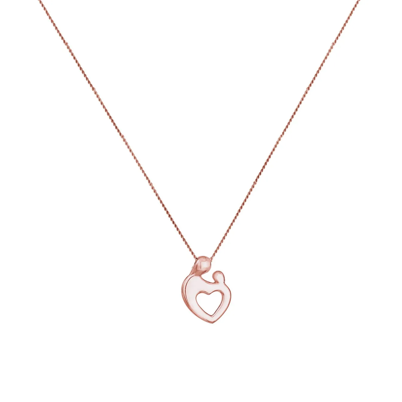 Elli "Halskette Mutter & Kind< Roségold|Symbol-schmuck