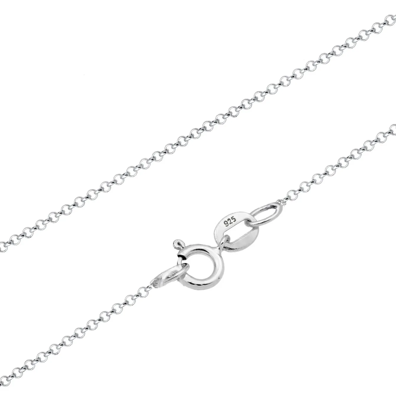 Elli "Halskette Organic Plättchen< Halsketten|Silber