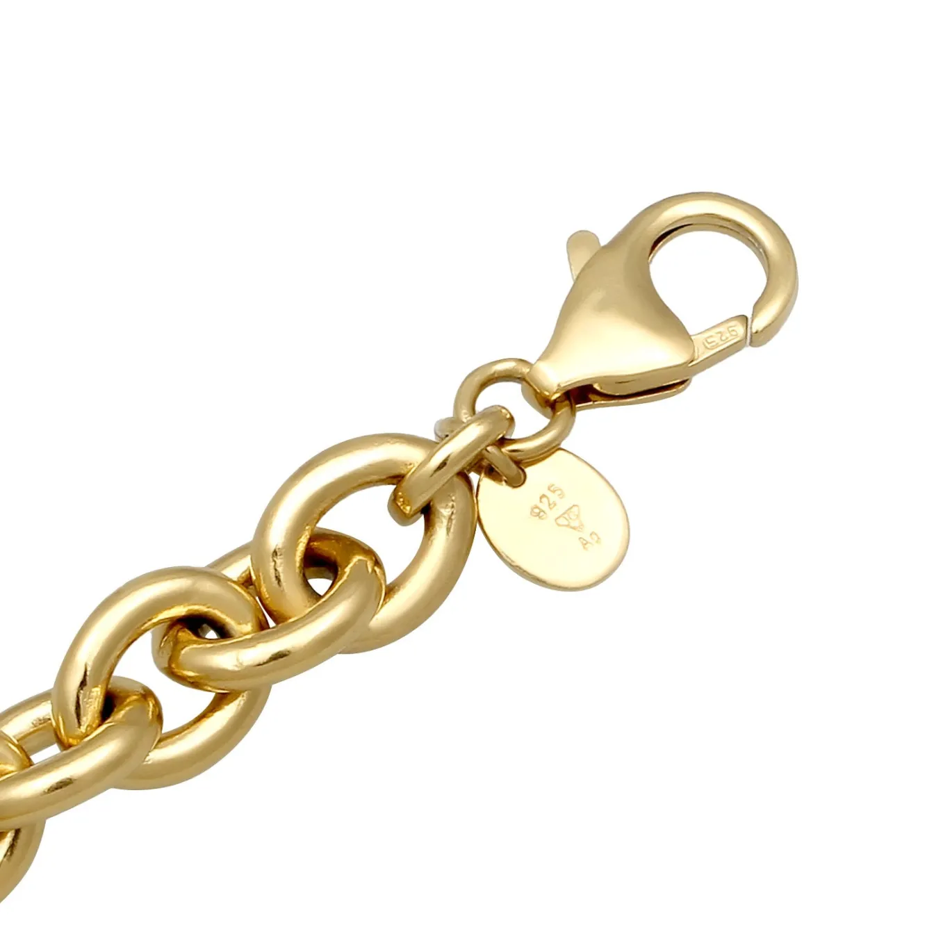 Elli "Halskette Ornament Anhänger< Vergoldet|Symbol-schmuck