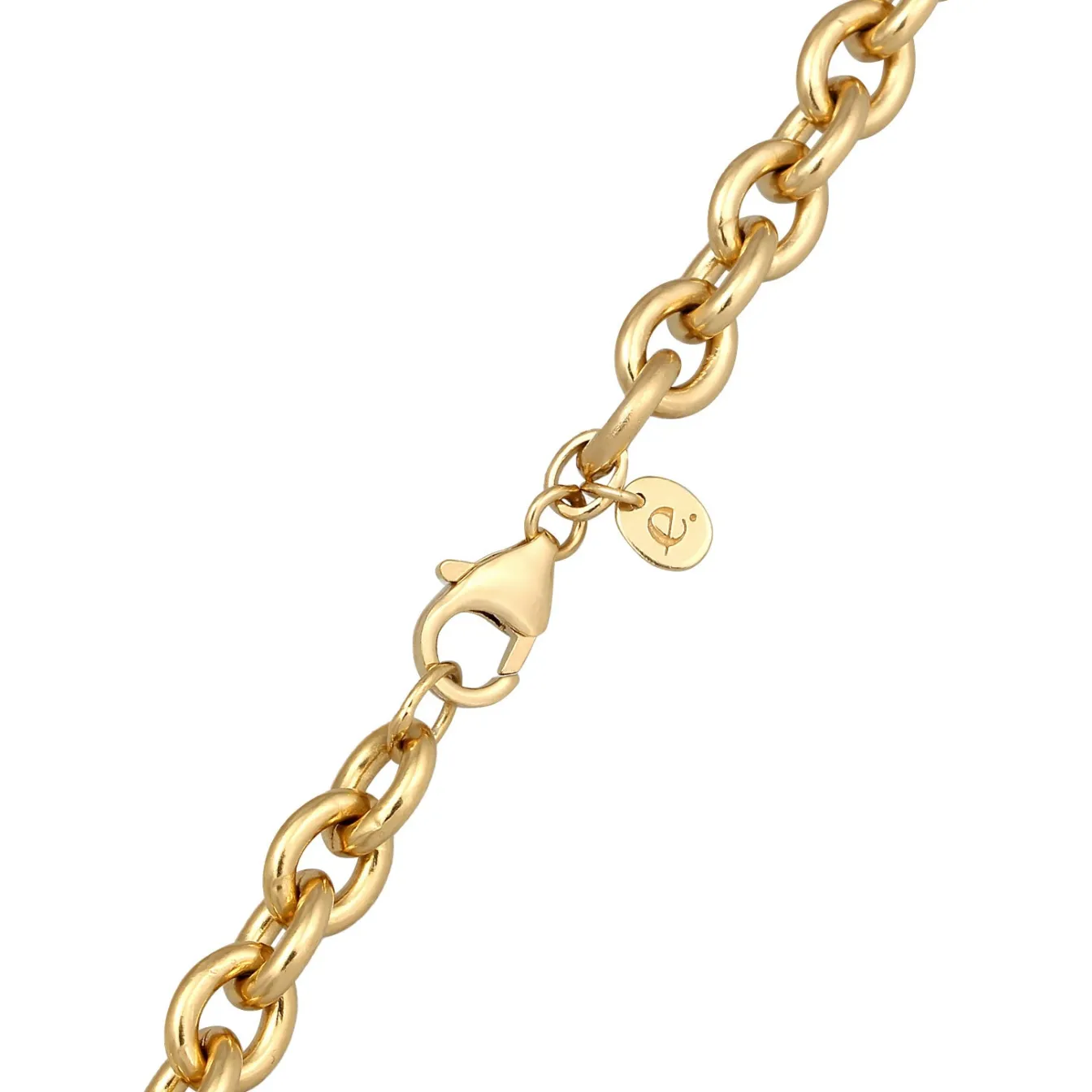 Elli "Halskette Ornament Anhänger< Vergoldet|Symbol-schmuck