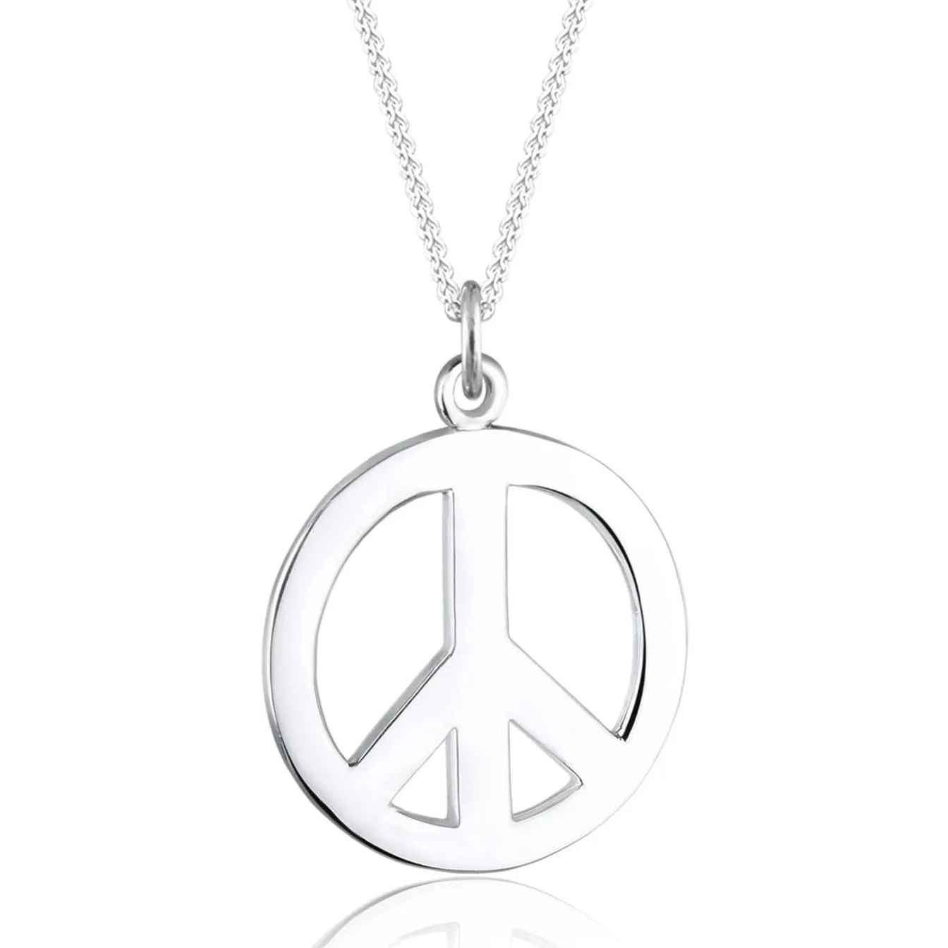 Elli "Halskette Peace< Halsketten|Silber