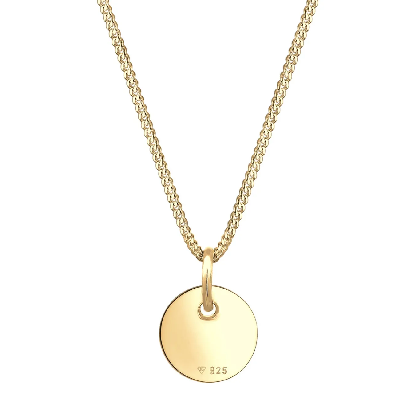 Elli "Halskette Plättchen< Roségold|Halsketten