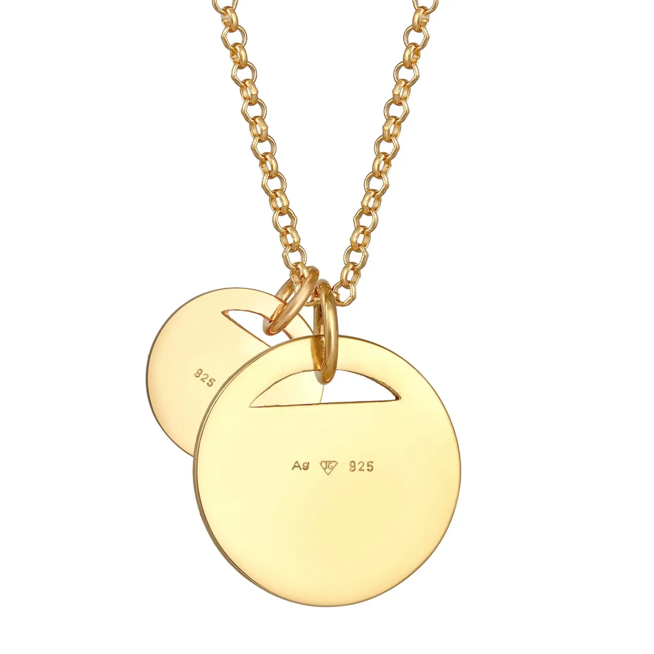 Elli "Halskette Plättchen 555 Change< Symbol-schmuck|Letzte Chance