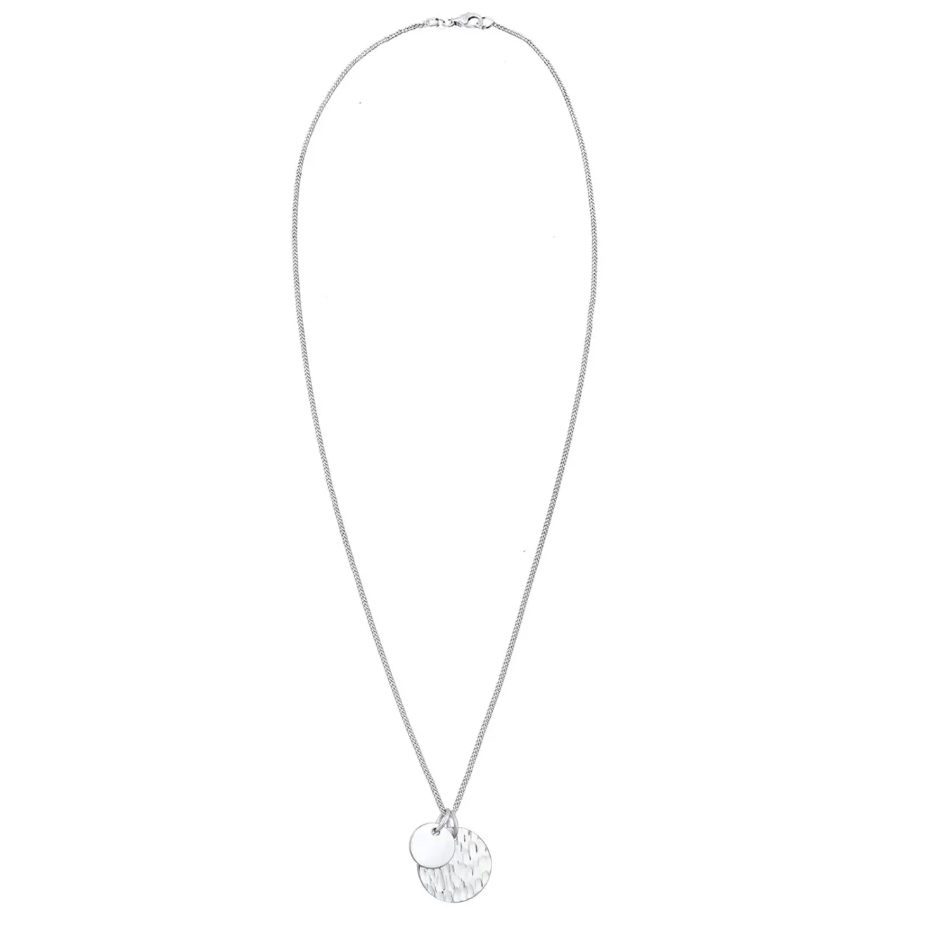 Elli "Halskette Plättchen Organic< Halsketten|Silber