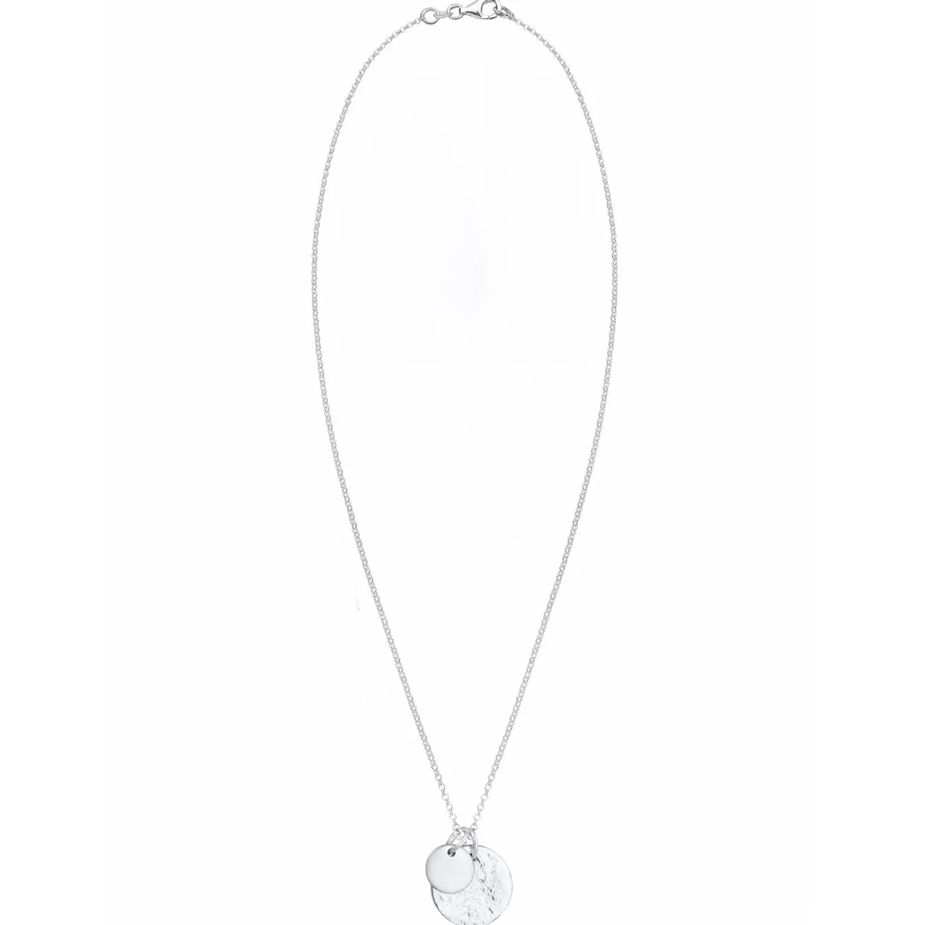 Elli "Halskette Plättchen Organic< Silber|Roségold