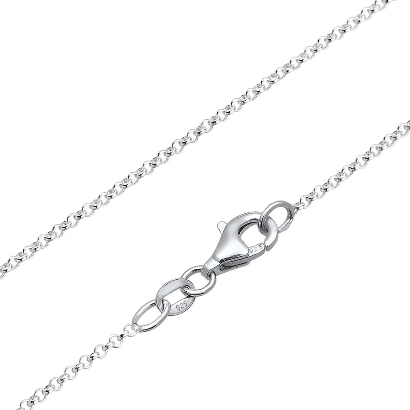 Elli "Halskette Plättchen Organic< Silber|Roségold