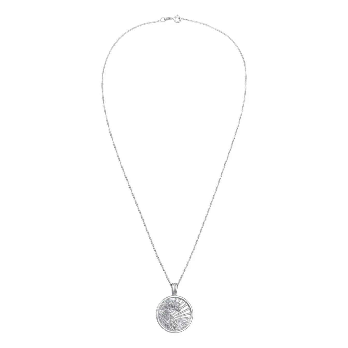 Elli "Halskette Plättchen Welle< Symbol-schmuck|Halsketten