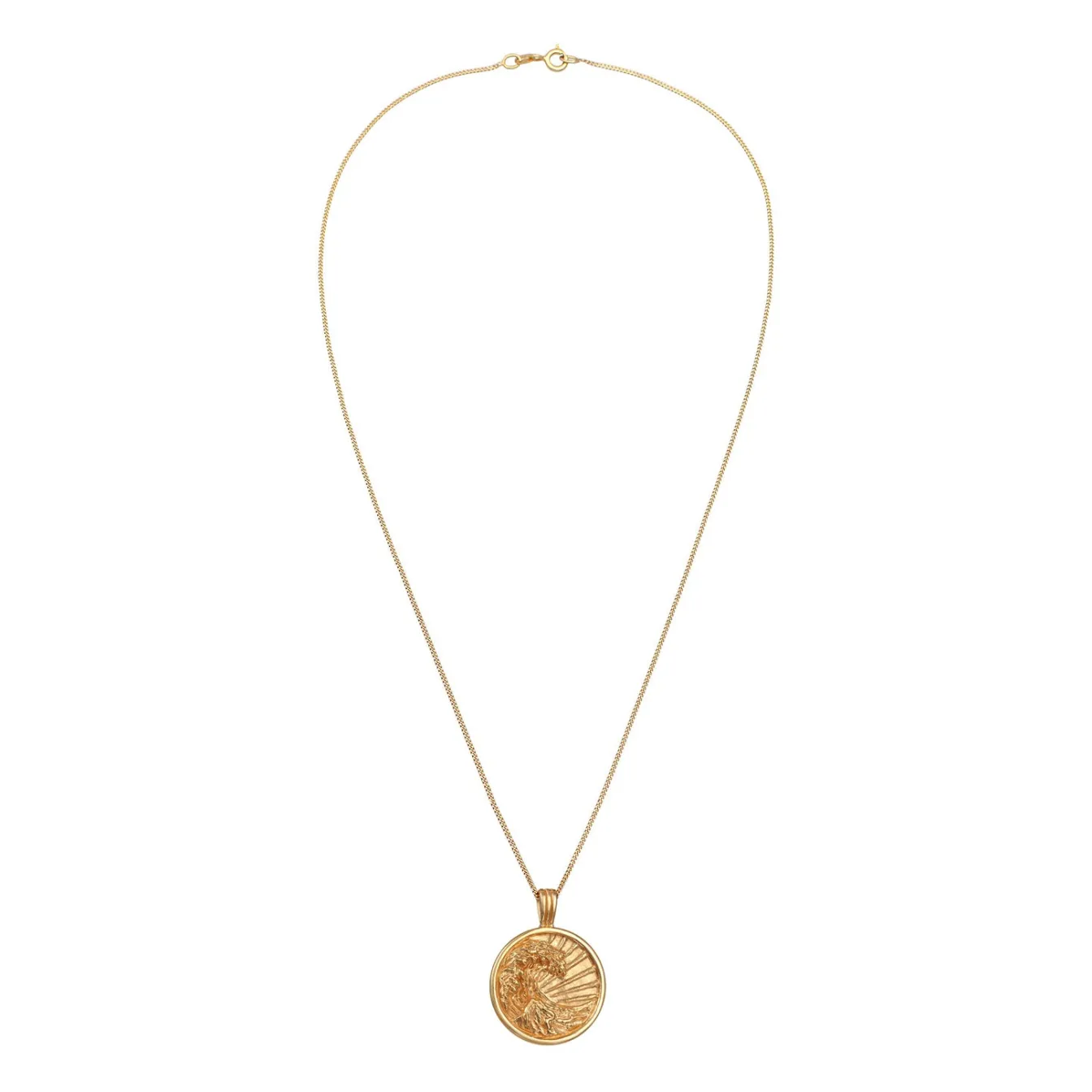 Elli "Halskette Plättchen Welle< Symbol-schmuck|Halsketten