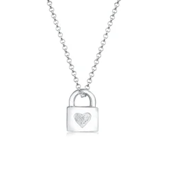 Elli "Halskette Schloss< Symbol-schmuck|Herz-schmuck