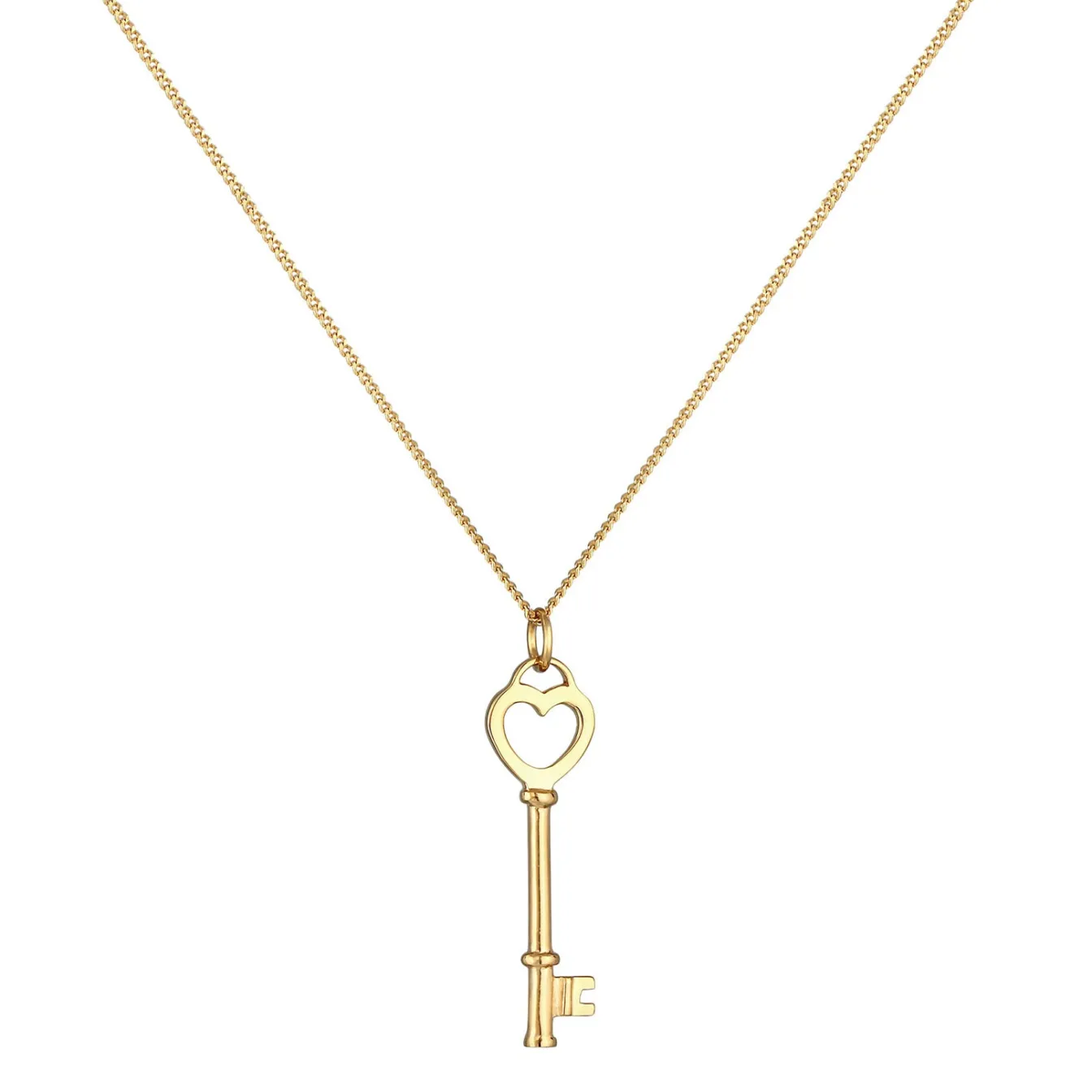 Elli "Halskette Schlüssel Herz< Symbol-schmuck|Herz-schmuck