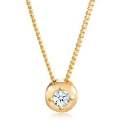 Elli "Halskette Solitär Klassisch | Diamant (0.11 ct.)< Letzte Chance|Halsketten