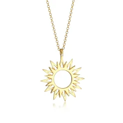Elli "Halskette Sonne< Silber|Symbol-schmuck