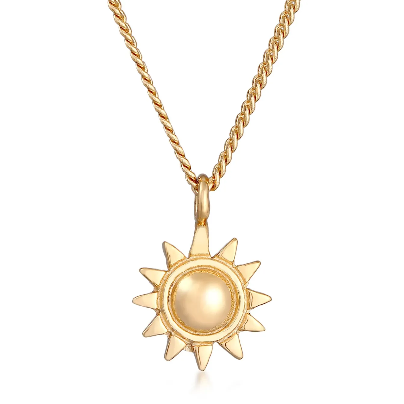 Elli "Halskette Sonne< Roségold|Symbol-schmuck