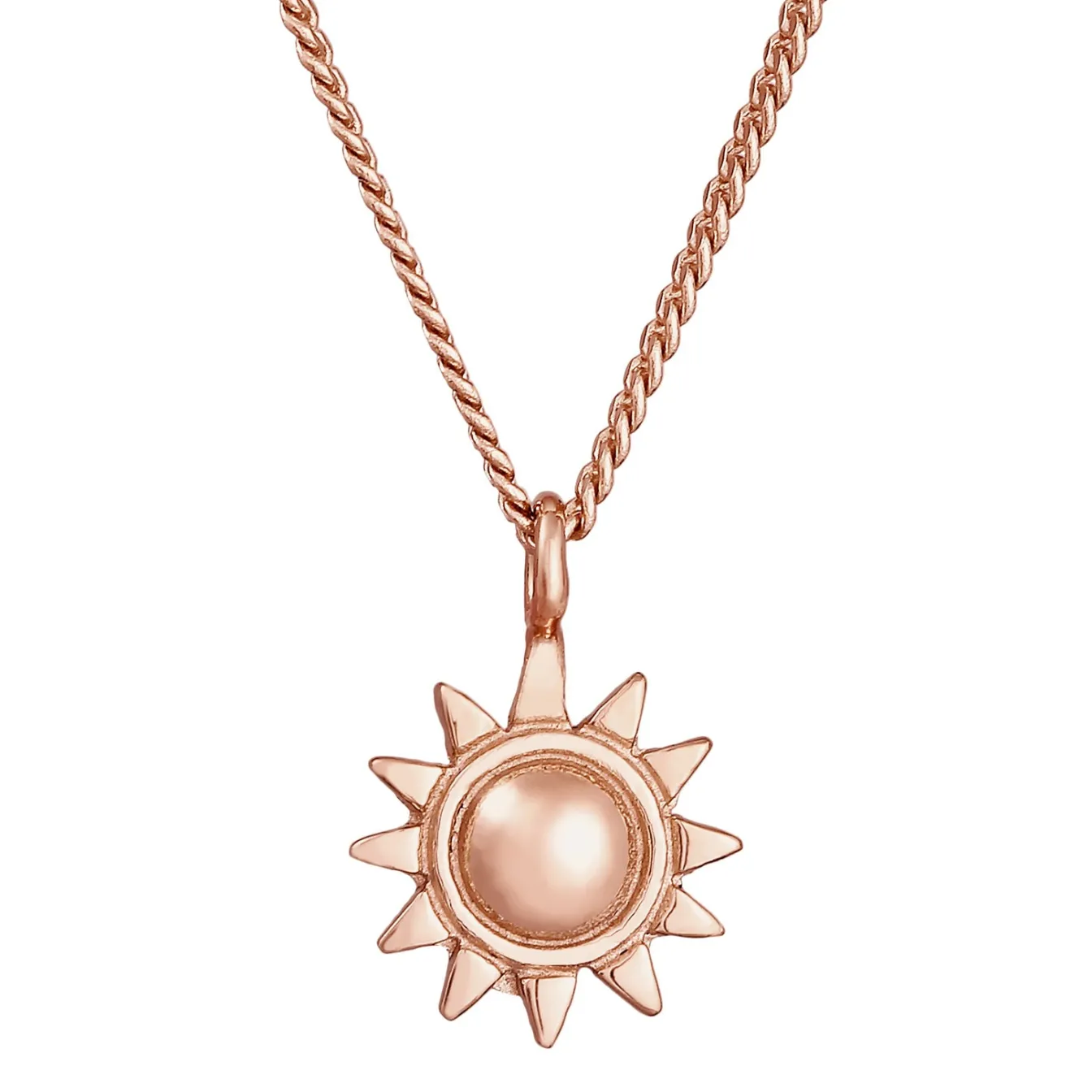 Elli "Halskette Sonne< Roségold|Symbol-schmuck