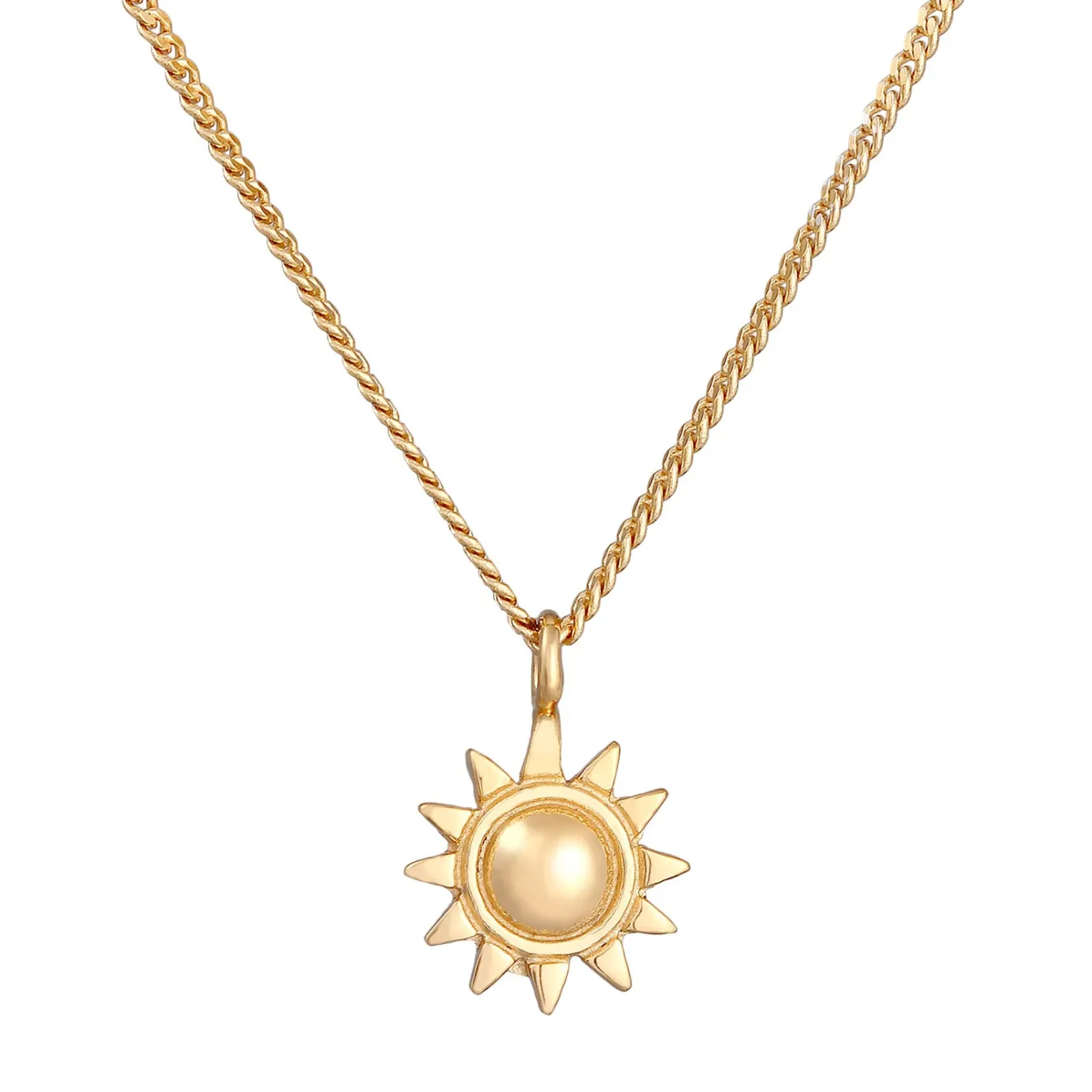 Elli "Halskette Sonne< Roségold|Symbol-schmuck