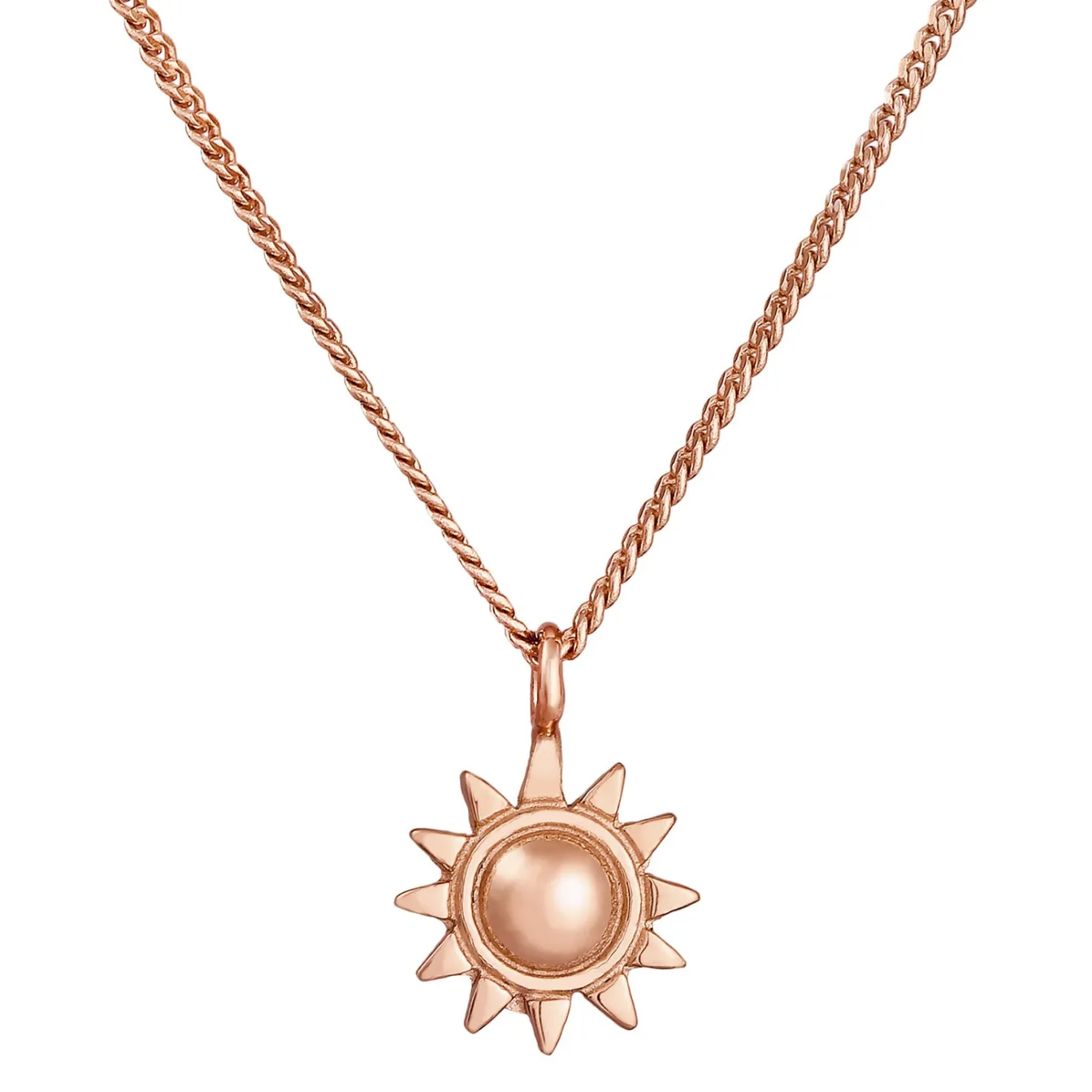Elli "Halskette Sonne< Roségold|Symbol-schmuck